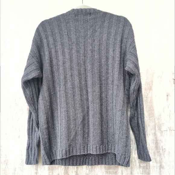 VTG 90's Concrete Made For The Street WoolBlend Retro Cable Knit Preppy Sz Med - Picture 5 of 8
